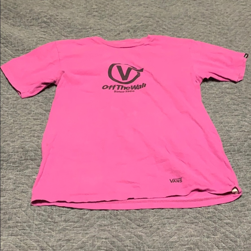 Pink vans shirt